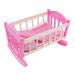 Prettyia Princess Cradle Bed Furniture for 9-11inch Reborn Girl Baby Doll Kids Pretend Play Toy Birthday Gift