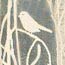 Collections Etc Songbird Shabby Chic Lace Balloon Shade Curtain with Rod Pocket Top, 56
