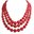 Jane Stone 3-Layer Pearl Necklace Bubble Necklace Illusion Necklace Wedding Bridal Jewelry(Fn0659*)