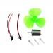 Blesiya 90mm Dia. Wind Turbines Generator DC Motor Fan LED Display Toy Project DIY Kits Set