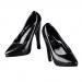 MagiDeal Black 1/6 Scale High Heeled Shoes For 12