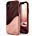 Ringke Wave Case Compatible with iPhone X iPhone 10, Qi Wireless Charge Compatible Dual Layer Heavy Duty Textured Shock Absorbent Drop Resistant Protection Design Cover - Rose Blush