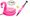 Just-Best Toys for Pool Items - Inflatable Flamingo Drink Holder (6 Packs) with a Mini Air Pump for Water Floats