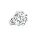 Body Candy Stainless Steel Clear 2mm Square Externally Threaded Dermal Top 14 Gauge