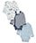 Carter's Baby Boys' 3-Pack Striped Side Snap Bodysuits Newborn