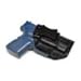 Rounded IWB Holster Fits: Springfield XD 3 in Holster - RH - Black Kydex - Concealment Express - American Made
