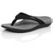 Orthaheel Mens/Womens Wave Sandals (Mens 11 Womens 12, Black)