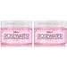 Advanced Clinicals Rosewater Mask for Fine Lines, Dry Skin, Puffiness. 2-in-1 overnight sleep mask with Bulgarian Rose, Coconut Oil, and Natural Fruit Extracts. 4 fl oz (118ml) (Two - 4oz)