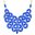 Jane Stone Royal Blue Bib Necklace Chunky Necklace Statement Necklace(Fn0511-Royal Blue)
