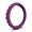 Enso Rings Stackable Braided Silicone Wedding Ring – Hypoallergenic Unisex Stackable Wedding Band – Comfortable Minimalist Band – 2.5mm Wide, .8mm Thick (Plum, Size 6)