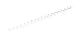 Fellowes Plastic Comb Binding Spines, 5/16 Inch Diameter, White, 40 Sheets, 100 Pack (52508)