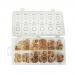 Homyl 280pcs Copper Washers Flat Ring Sump Plug Oil Seal Gasket Assorted Set 12 Sizes PACK