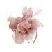 MonkeyJack Wedding Fascinator Hat Women Feather Flower Hair Band Church Tea Party Headdress - Pink