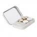Homyl Contact Lenses Eyeglass and Contact Lens Case Set Portable for Home Travel Kit (10x7x2.5 cm) - White