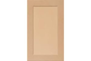 GENERIC Unfinished MDF Cabinet Door Replacement - Beveled Shaker (16 Inch Wide, 22 Inch Tall)