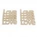 MagiDeal 10pcs Love Letter Sign Wooden Craft Shapes Wedding Decoration Scrapbooking Embellishments