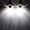 HERCOO License Plate Light Lens w/ LED Bulbs Aftermarket Replacement for 1994-2004 Ford Mustang (Qty:2, White)