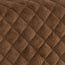 Collections Etc Micro Fleece Quilted Furniture Protector Cover with Pockets, Chocolate, Recliner