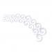 9 Pairs White Ear Stretcher Expander Plugs Acrylic Spiral Taper Tunnel