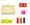 Vidatoy Classic Wooden Sort and Match Stacking Board For Children