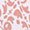 Coral Pink Medallion Fitted Crib Sheet - 100% Cotton Floral Damask Baby Girl Nursery and Toddler Bedding
