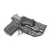 Rounded IWB Holster Fits: Springfield XDS 4.0 in Holster - RH - Carbon Fiber Black Kydex - Concealment Express - American Made