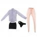Jili Online 1/6 Striped Shirt Miniskirt Clothes Fit for Hot Toys Phicen Kumik Accessory