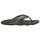 OLUKAI Mea Ola Men's Leather Beach Sandals, Soft & Durable Flip Flops, Arch Support & Comfort Fit, Enhanced Grip & Traction, Dk Java/Dk Java, 9
