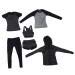 SM SunniMix 1/6 Scale Woman Tracksuit Casual Sportswear for 12inch Phicen Kumik Figures