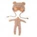 Jili Online 1/6 Lovely Bear Clothes Outfit with Hat Doll Dress for 12'' Blythe Doll Dress Up Clothes Accessories Kids
