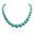 Jane Stone Bib Fashion Rimous Round Turquoise Beads Cluster Necklace Choker Summer Jewelry(Fn1251)