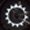 DAWAY A08 Bicycle Tire Valve Stem Light - Led Waterproof Bike Wheel Lights Neon Flashing Lamp Glow in The Dark Cool Safe Accessories, 1 Pack, White Graphics