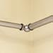 allen + roth Brushed Nickel Steel Single Curtain Rod Bracket