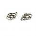 Blesiya 50 Pieces Bulk Celtic Knot Charms Beads for Earring Necklace Lucky Findings DIY