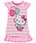 Hello Kitty Toddler Girls' Striped Dorm, Pink, 2T