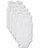 Carters Unisex 5-Pack Sleeveless Bodysuits - white, 24 months