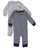 Carter's Baby Boys' 2-pack Jumpsuit Set (9 Months, Navy/Grey)
