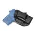 Rounded IWB Holster Fits: S&W M&P Bodyguard 380 Holster - RH - Black Kydex - Concealment Express - American Made