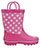Josmo Girls'Minnie Mouse Rain Boots 7 Toddler Fuschia