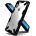 Ringke Fusion X Compatible with iPhone XR Case, Scratch Resistant Invisible PC Barrier Back Cover - Black