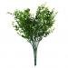 DTOL 2 x Artificial Plants,Plastic Greenery Shrubs UV Resistant Fake Outdoor Plants Plastic Shrubs for Farmhouse Home Garden Wedding Indoor Outside Decor (Green)