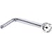 Body Candy 14k White Gold 2mm (0.030 cttw) Genuine Diamond L-Shaped Nose Stud Ring 20 Gauge