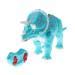 Flameer Kids Remote Control RC Triceratops Dinosaur Electronic Pet Toy Action Figure Moving & Walking Robot w/ Roaring Sounds & Glowing Eyes – Bluethumb 1
