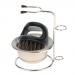 SunniMix Mens Shaving Grooming Sets Stainless Steel Shaving Soap Bowl and Alloy Shaving Shaver Stand, Bristle Brush