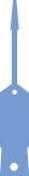 Self Locking Key Tags-Blue (1000/Box)