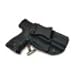 Rounded IWB Holster Fits: H&K VP9 VP9SK Holster - RH - Black Kydex - Concealment Express - American Made