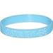 Body Candy Customizable Silicone Glow in the Dark Stretch Personalized Message Bracelet