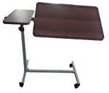MEDEQUIP S L N Steel over Bed Height Adjustable and Tiltable Medical Food Table