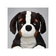 Ikea Hoppig Bernese Burmese Mountain Dog Puppy Stuffed Animal Childrens Soft Toy Play