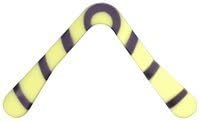 Yellow Target Boomerang from Colorado Boomerangs!